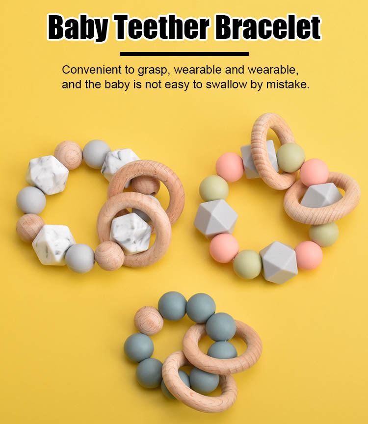 silicone babay teether toy